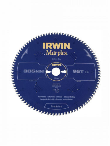 Диск пильный IRWIN IR HPP промышленный F305mmT96F30 M
