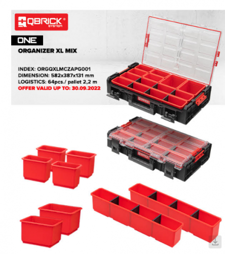  QBRICK SYSTEM ONE Organizer XL Mix