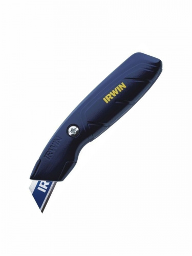 Нож  IRWIN - Standard с фиксированным трапециевидным лезвием+ 3 биметаллические лезвия IRWIN Bi-Me