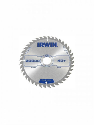 Диск пильный IRWIN IR OPP мастер F200mmT40F30/20,16
